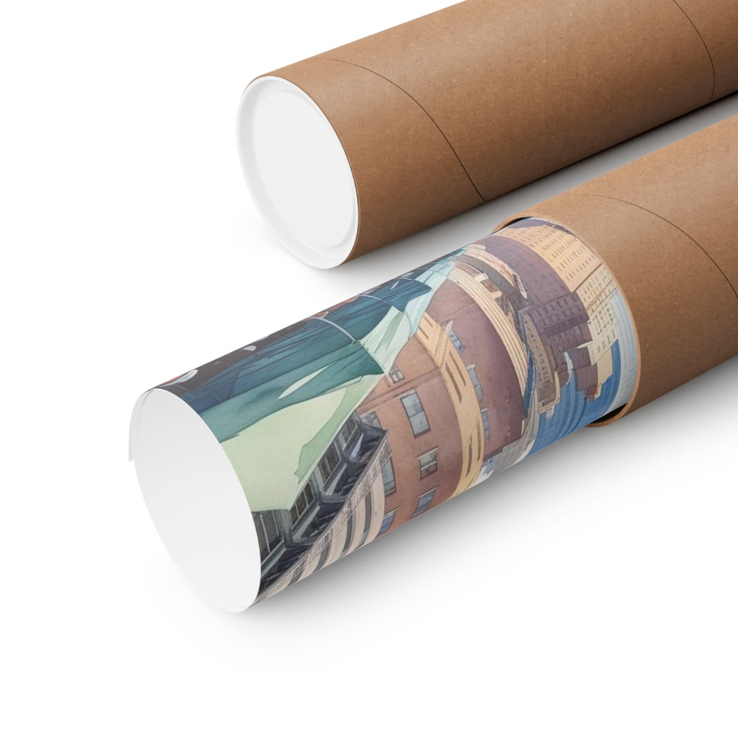 New York Flower Market Watercolour Print