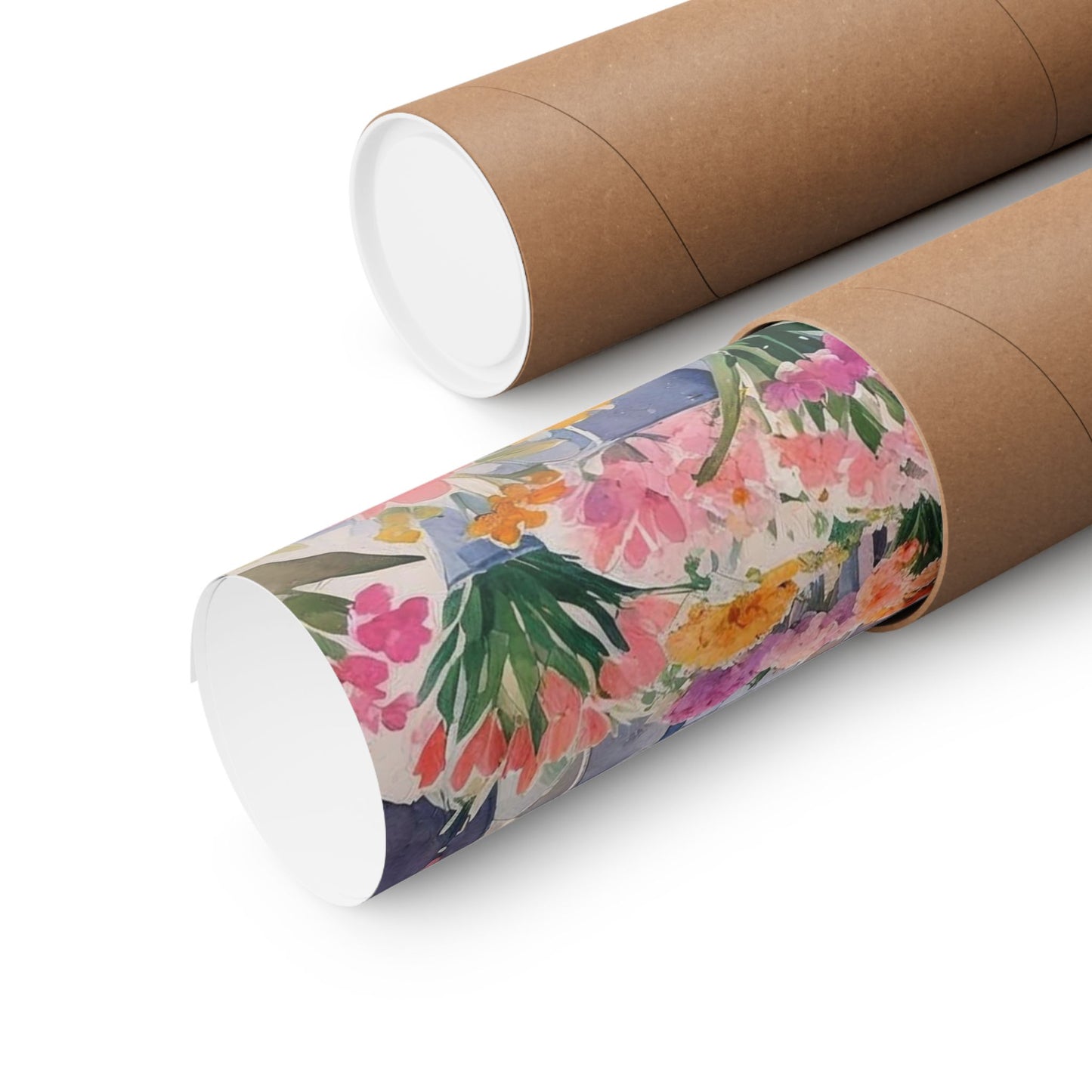 London Flower Market Watercolour Print