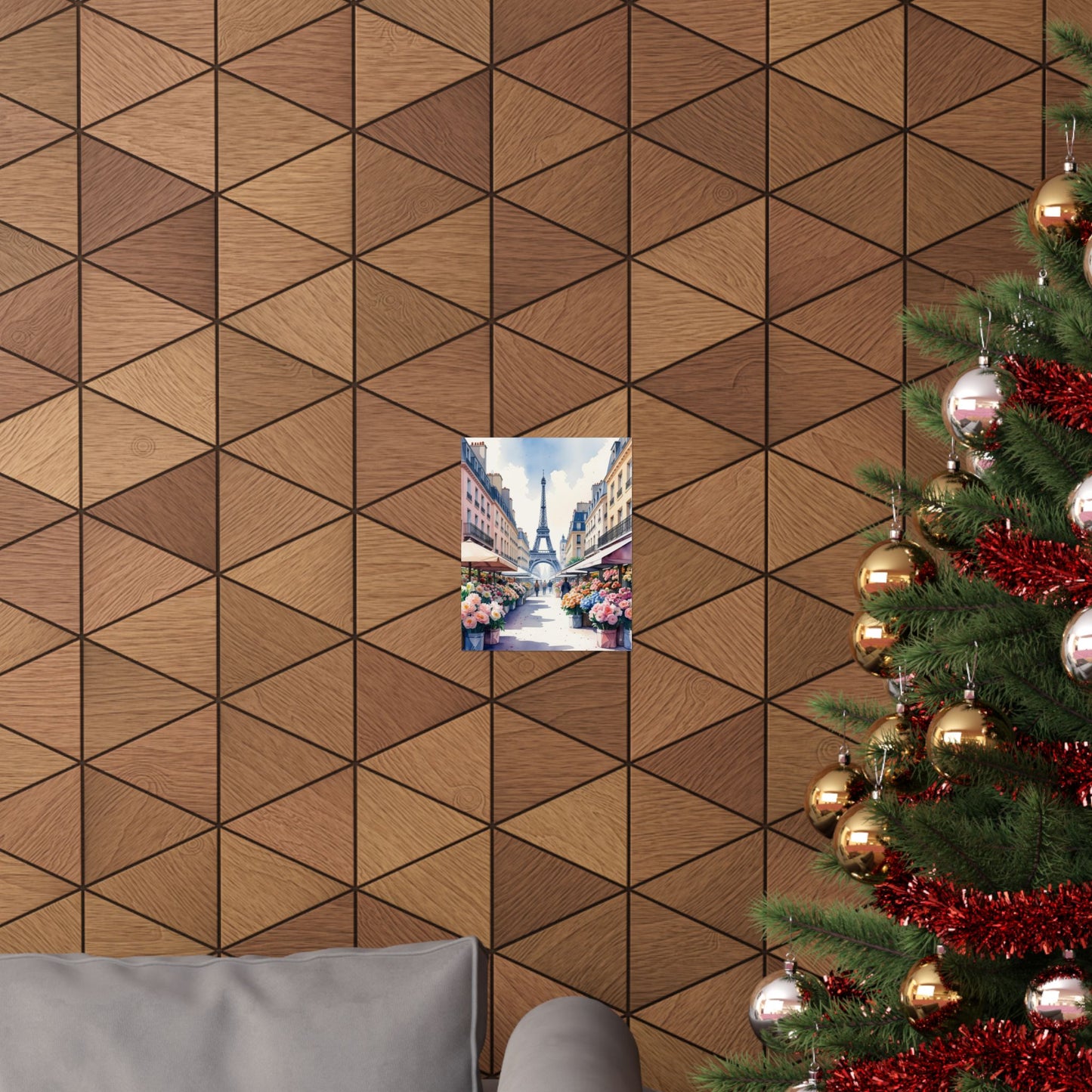 Paris Flower Market Watercolour Print